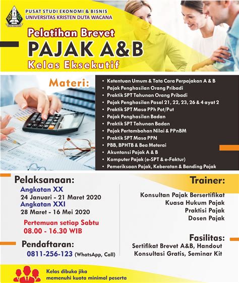 Cara mendapatkan brevet a Jadi ahli pajak bersertifikasi lewat kursus Brevet Pajak A/B full online satu-satunya dan termurah di Indonesia